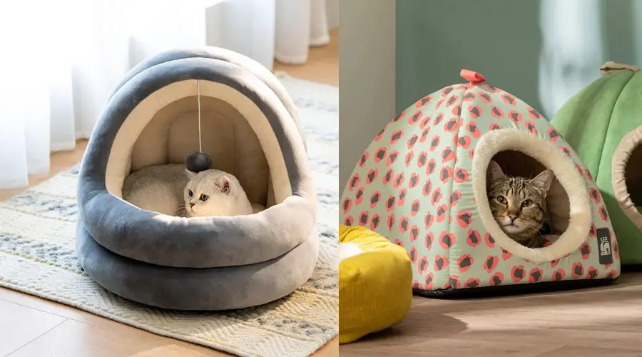 Guía para elegir la cama perfecta para tu gato